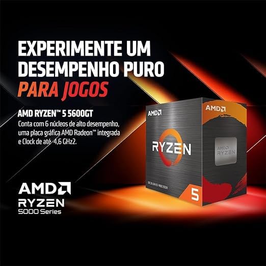 PC GAMER RYZEN 5 5600GT, 32GB DDR4 3200MHZ, SSD M.2 NVME 500GB